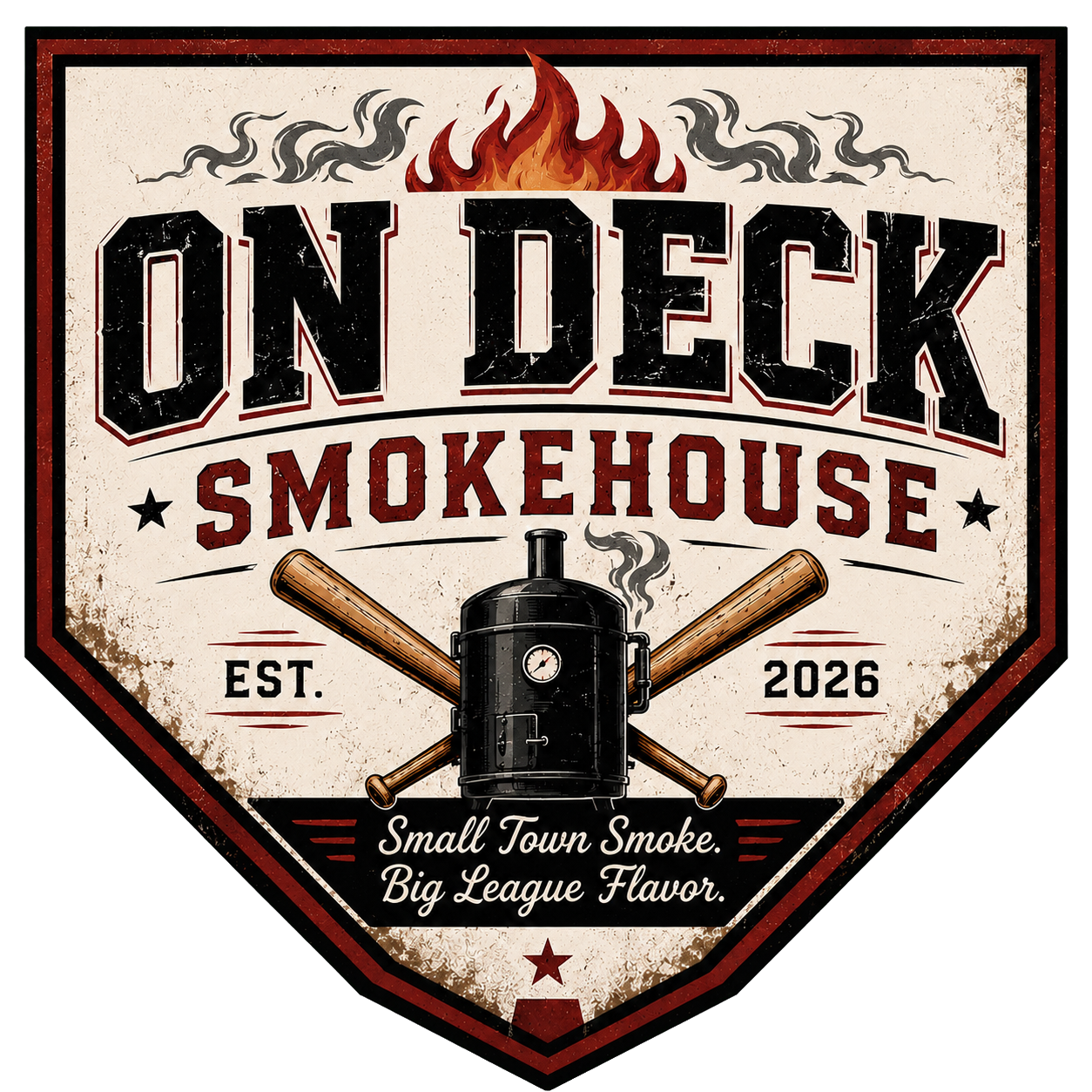 On Deck Smokehouse — Small Town Smoke. Big League Flavor.